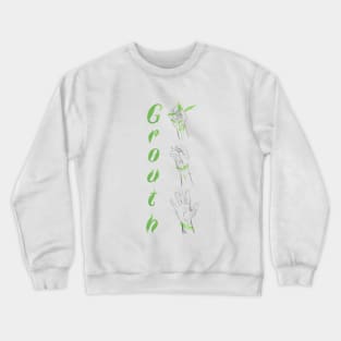 Hand Growing Triptych Vertical Crewneck Sweatshirt